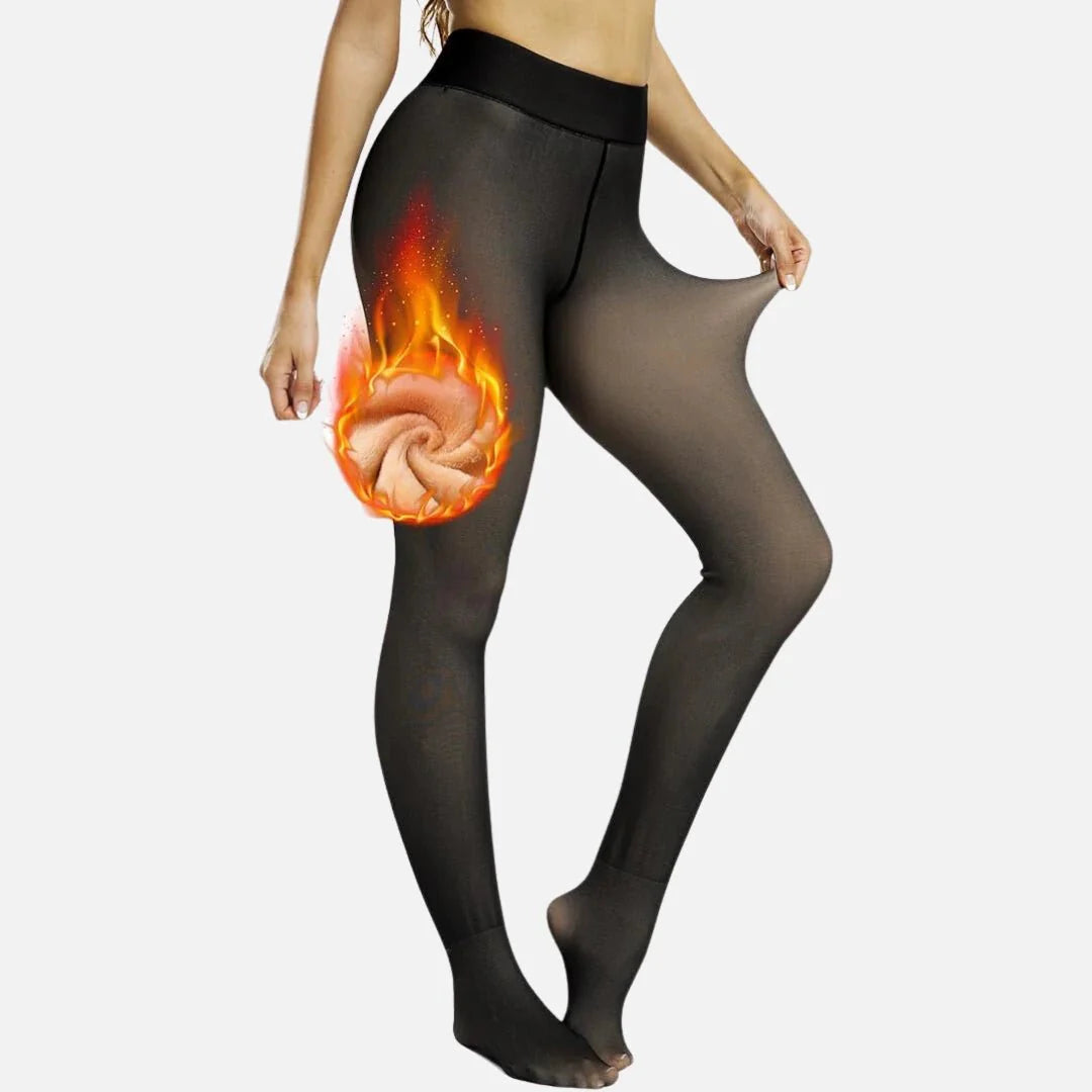 Thermal Fleece Lined Leggings - Luxmery